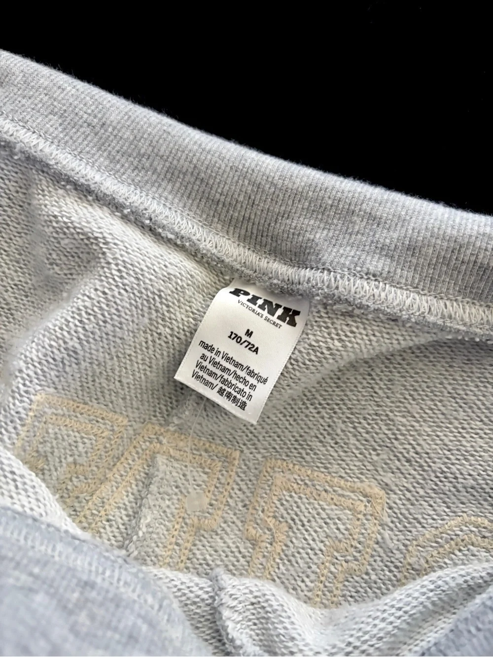 PINK Victoria's Secret Gray Fold Over Shorts